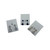 Earring-  Cubic zirconia hanging stud with 3 diamonds ( colour options) sterling silver posts , min 2 pcs each colour