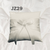 White Wedding pillow with ribbon off white