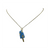 Necklace- Popsicle with rhinestone hearts on gold chain ( colour options )