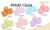 Hair clip  Bright color ribbon style 24pcs