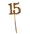 cake Topper double number size 7cm