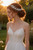 Hair band with beige ribbon handmade pearls and crystal