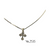 Necklace- Vector cross style silver or gold