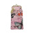 Glasses Case-3 butterflies with flowers on pink background "Butterfly"