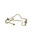 Bracelet evil eye Gold chain  0770
