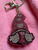 Key Chain Rhinestones Holiday Design