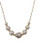 Necklace Freshwater pearls mid Baroque with Gold beads .PROMOTION PRICE