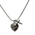 Crystal Cross & Love Heart Pendant Necklace