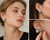 Earring Clip Rose Trim