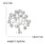 Brooch Tree with clear rhinestones