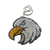 Key chain rhinestones eagle face