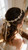Crystal Floral Bridal Headband with Ribbon Tie Gold