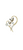 Wolfs in the heart Brooch