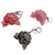Rhinestone Rose Charm Collection