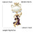 Brooch Crowned Fox Lady