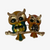 Brooch Two owls on the Branch