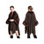 Solid colour cloak cape with faux fur around neck and arms ( colour options )