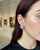 Earring stud -sterling silver post