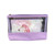 2 piece cosmetic bags with unicorn and flowers