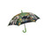 Kids umbrella- Dogs with yellow flowers, green handle