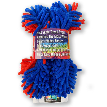 The opposite side of our USA Sk8Mop is blue and shows the official SK8Mop logo.  Always make sure you get an official SK8Mop logo to make sure you've got the real thing!