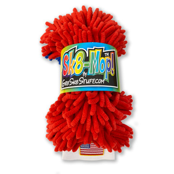 USA SK8Mop. Perfect for TEAM USA SKATERS aspiring skaters! Support your favorite TEAM USA skaters! American flag on opposite side of Sk8Mop Logo!
