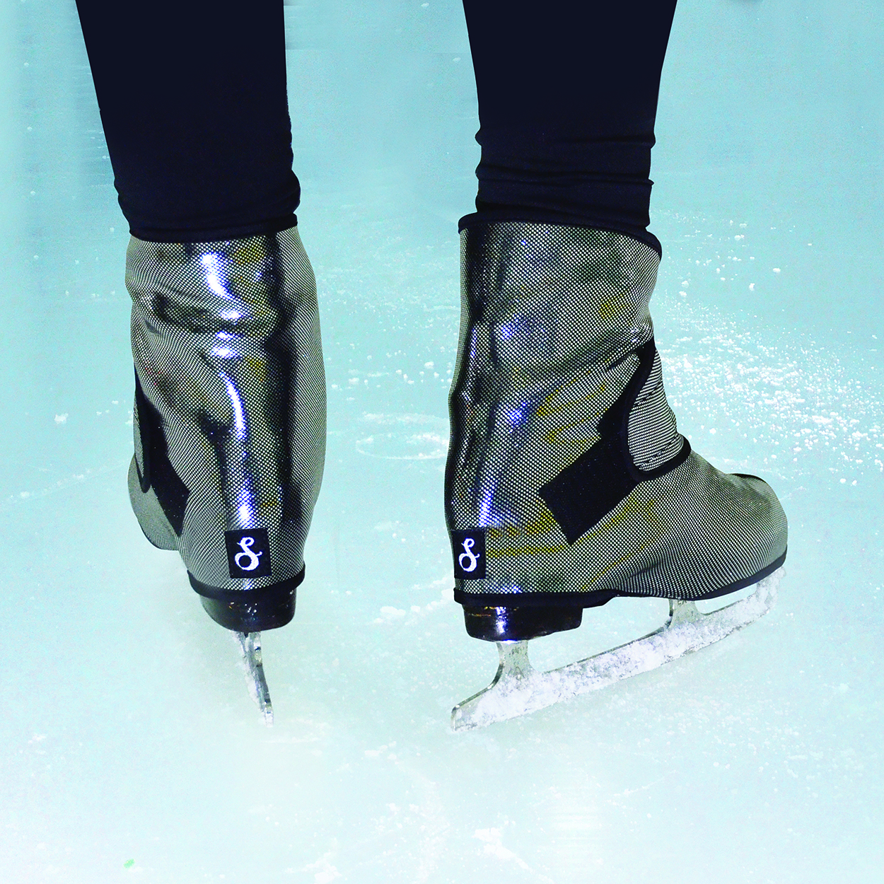 silver boot covers