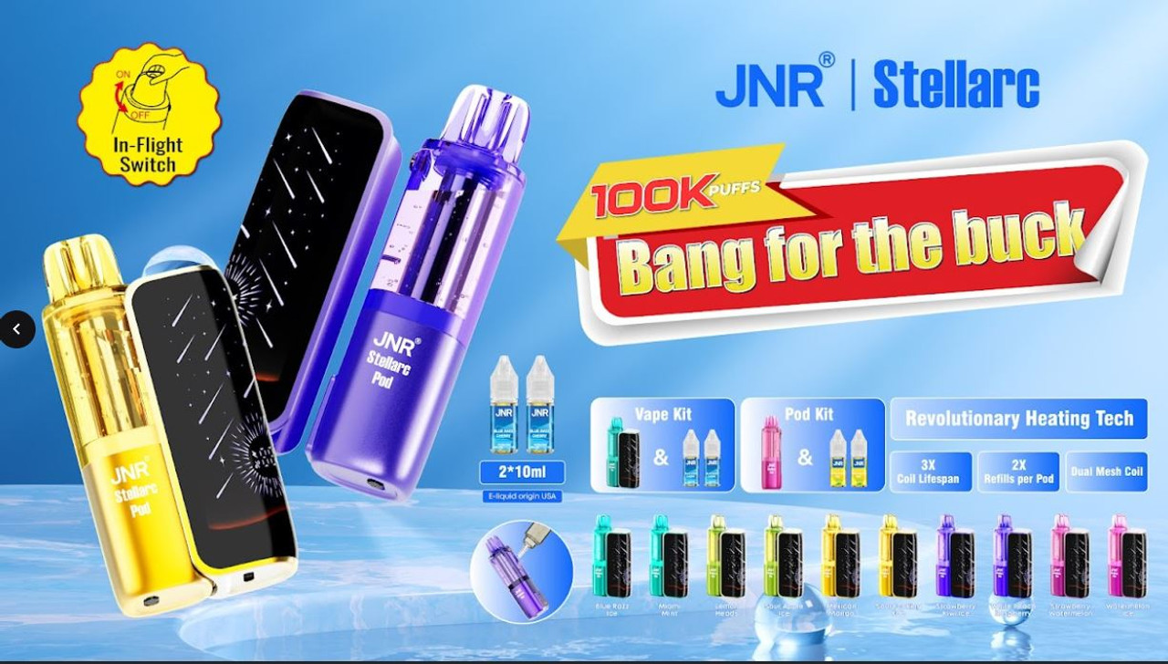 JNR Stellarc Disposable kit 100k **VALUE PACK** | $16.99 JNR Stellarc Disposable kit 100k **VALUE PACK** | $16.99