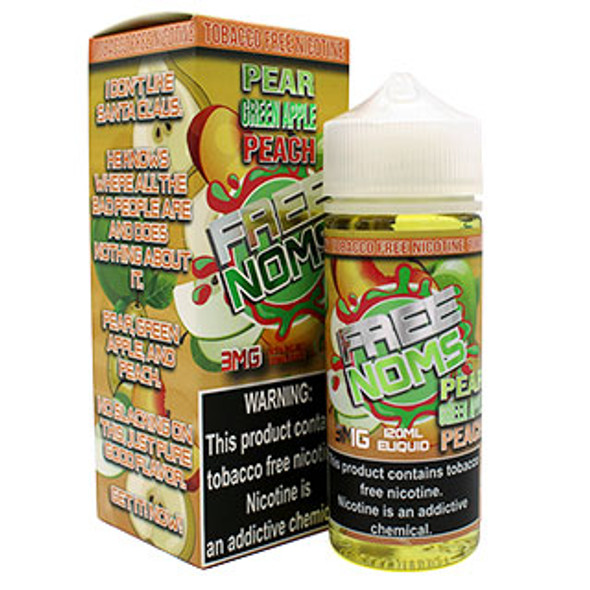 Pear Green Apple Peach - 6mg - Free Noms by Nomenon - 120mL Thumbnail Sized