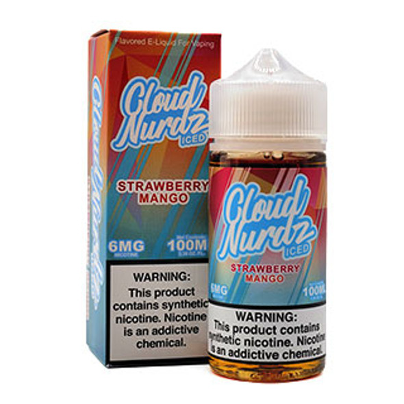 Iced Strawberry Mango - 6mg - Cloud Nurdz - 100mL Thumbnail Sized