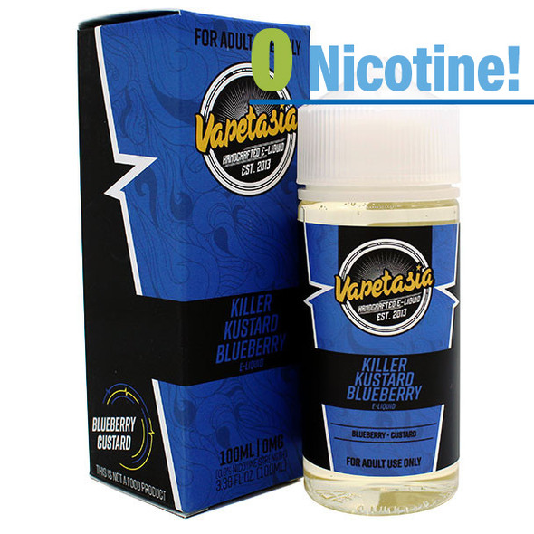 Killer Kustard Blueberry - 0mg - Vapetasia - 100mL