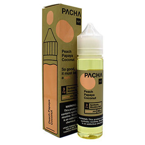 Peach Papaya Coconut Cream - 3mg - Pachamama - 60mL Thumbnail Sized