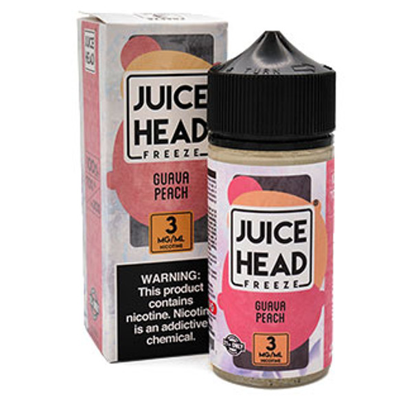 Juice Head FREEZE Guava Peach - 3mg - Juice Head - 100mL  - Thumbnail