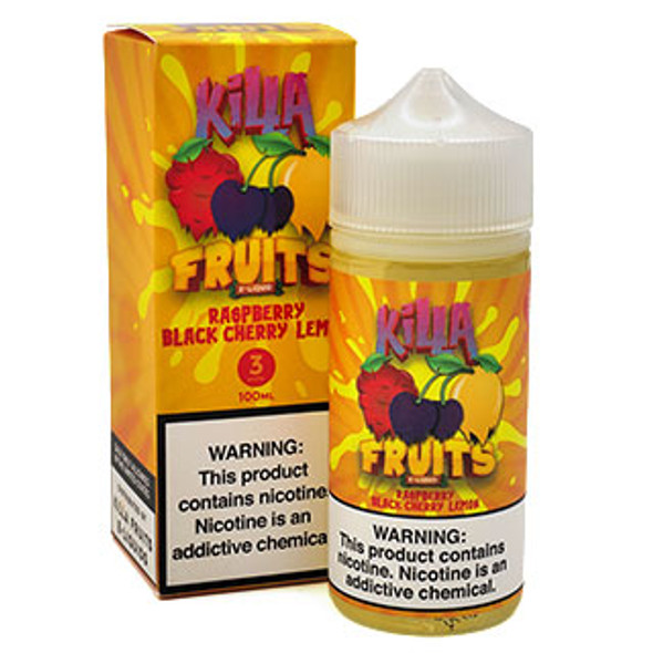Raspberry Black Cherry Lemon - 3mg - Killa Fruits - 100mL Thumbnail Sized