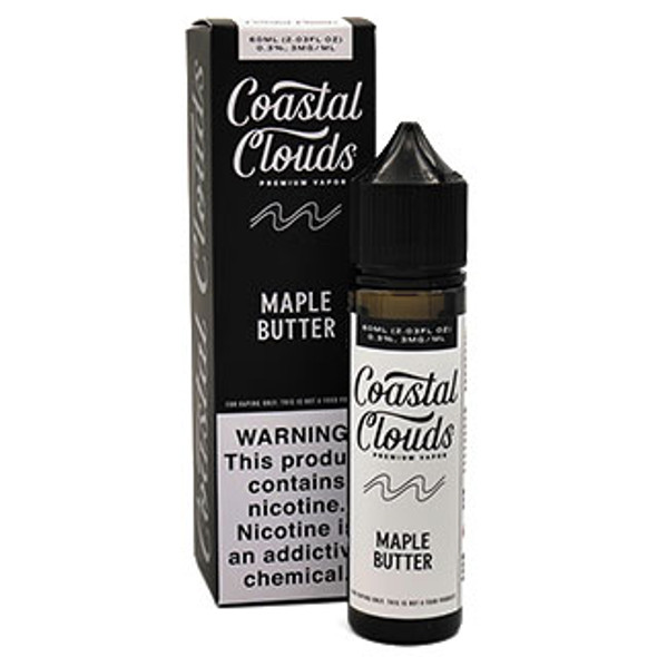 Coastal Clouds Maple Butter - Coastal Clouds Co. - 60mL - 3mg - Box and Bottle - Thumbnail