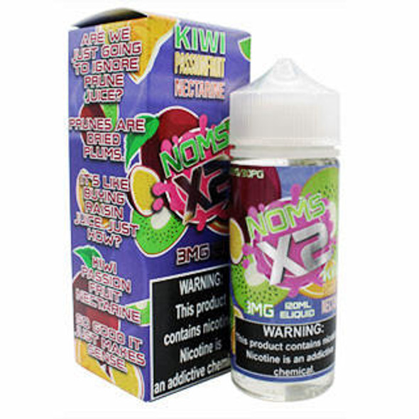 Kiwi Passion Fruit Nectarine - 3mg - Noms X2 By Nomenon - 120mL Thumbnail Sized