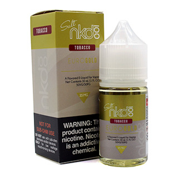 Euro Gold - 35mg - Naked 100 Salt - 30mL Thumbnail Sized