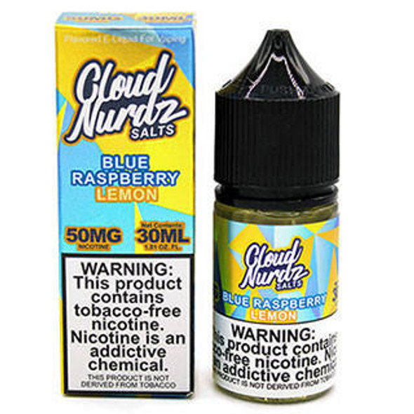 Cloud Nurdz Blue Raspberry Lemon - 25mg - Cloud Nurdz Salts - 30mL