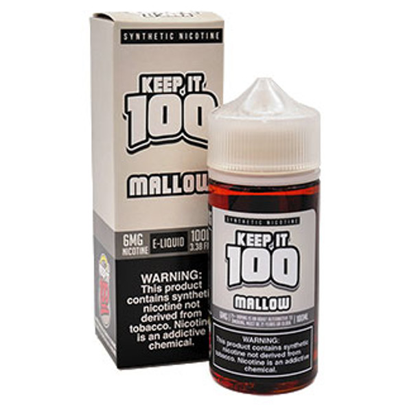 Mlow ( Mallow ) - 3mg - Keep It 100 - 100mL - Box and Bottle - Thumbnail