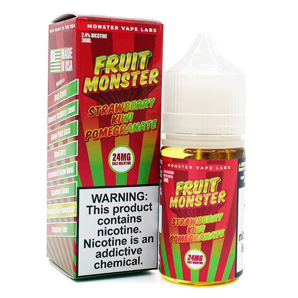 Strawberry Kiwi Pomegranate - Fruit Monster Salt - 30mL - 24mg