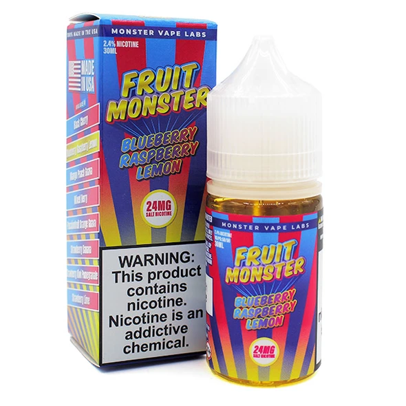 Blueberry Raspberry Lemon - 24mg - Fruit Monster Salt - 30mL