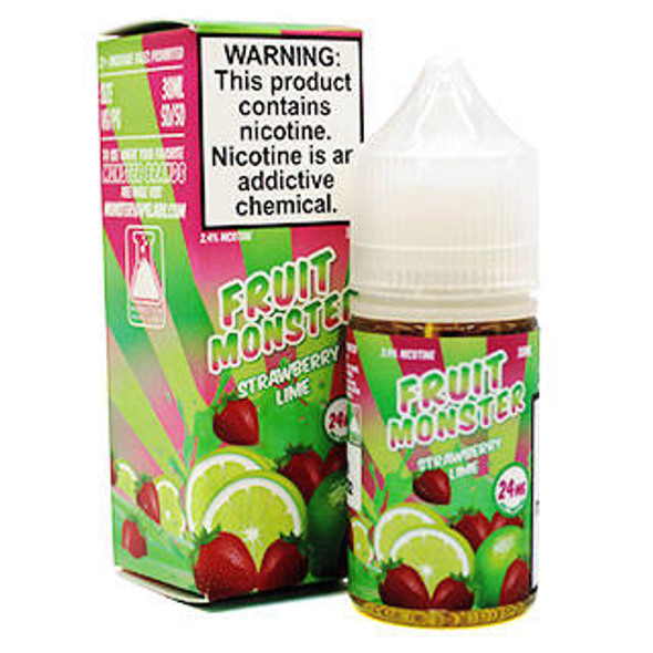 Jam Monster Strawberry Lime - Fruit Monster Salts - 30mL - 24mg