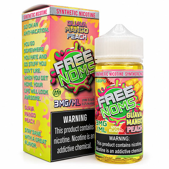 Guava Mango Peach - 3mg - Free Noms by Nomenon - 120mL