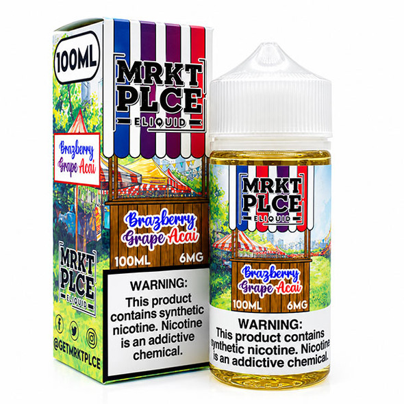 Brazberry Grape Acai - 6mg - MRKT PLCE - 100mL