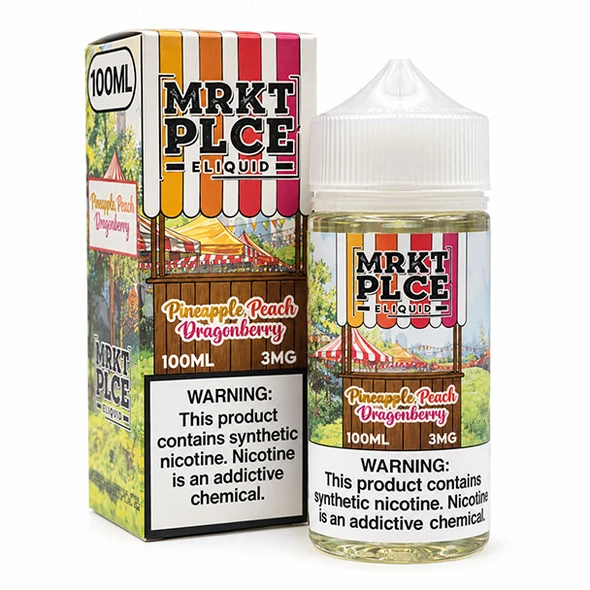 Pineapple Peach Dragonberry - 3mg - MRKT PLCE - 100mL
