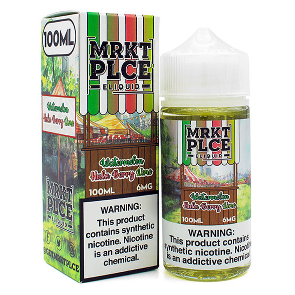 Watermelon Hulaberry Lime - 6mg - MRKT PLCE - 100mL