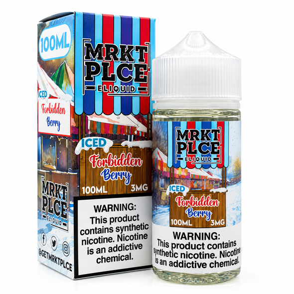 Iced Forbidden Berry - 3mg - MRKT PLCE - 100mL