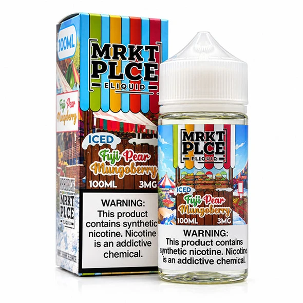 Iced Fuji Pear Mangoberry - 3mg - MRKT PLCE - 100mL