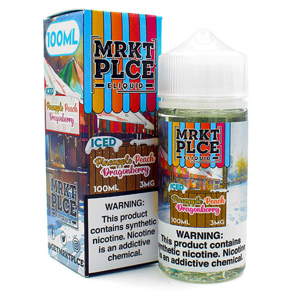 Iced Pineapple Peach Dragonberry  - 3mg - MRKT PLCE - 100mL