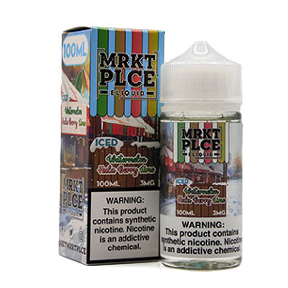Iced Watermelon Hulaberry Lime - 3mg - MRKT PLCE - 100mL Thumbnail Sized